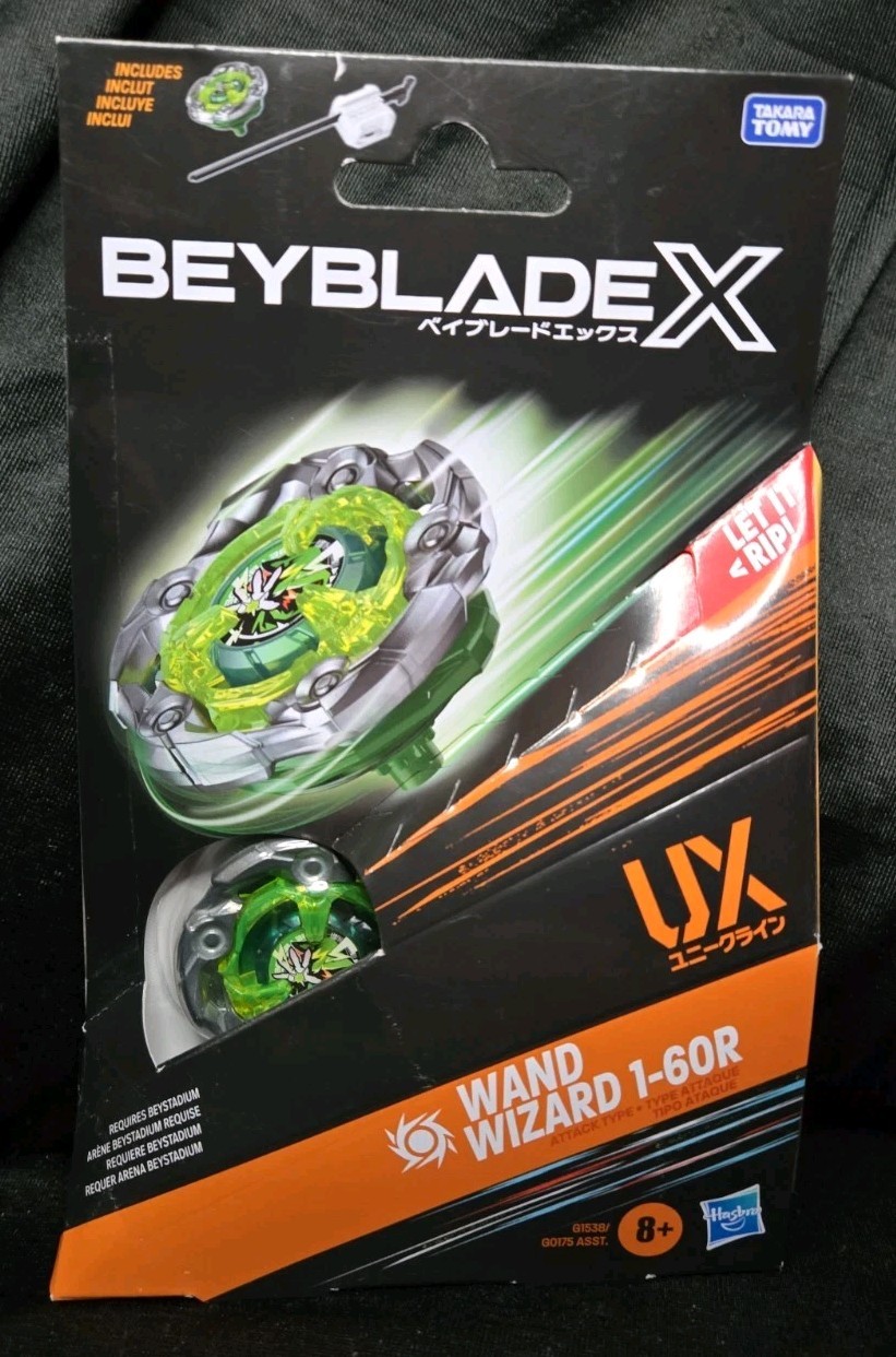 Hasbro Beyblade X Wand Wizard Series 1-60R nuovo spedizione gratuita 