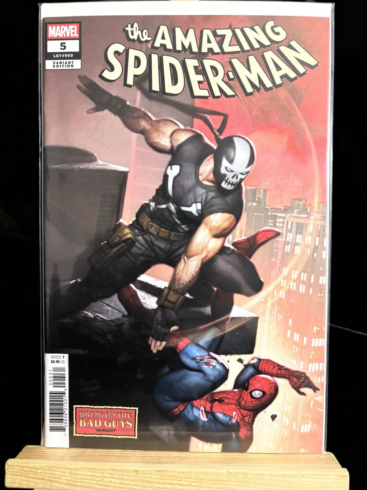 Marvel Comics AMAZING SPIDER-MAN #5 Ryan Brown Bring on the Bad Guys Var (2025)