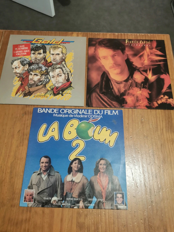 Lot de 3 vinyles 33T