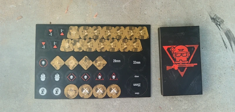 Token + carte Kill team ( Spectre anglais )
