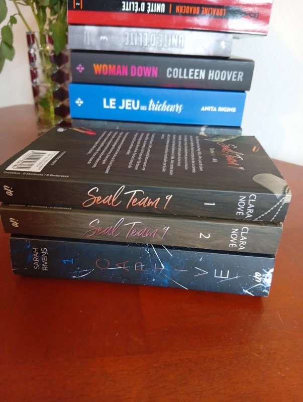Lot de 3 livres Clara nové, Sarah rivens