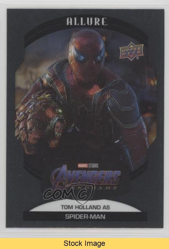 Upper Deck 2022 Marvel Allure Black Rainbow come Spider-Man Tom Holland LEGGI 0me2