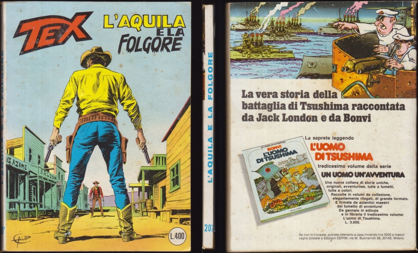 TEX 207 L' AQUILA E LA FOLGORE - GENNAIO 1/1978
