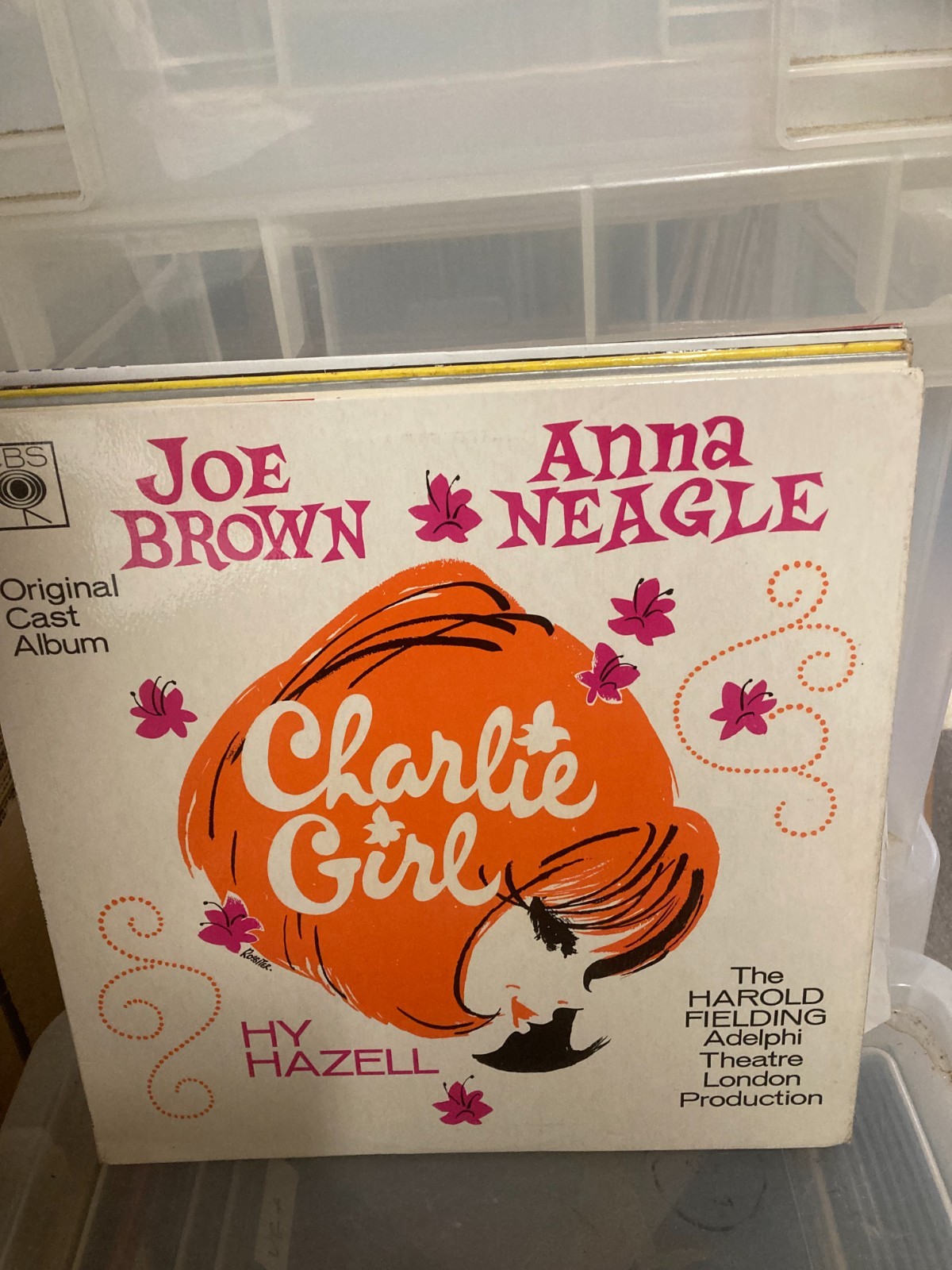 JOE BROWN AND ANNA NEAGLE CHARLIE GIRL, VINYL LP, SBPG62627, VG+