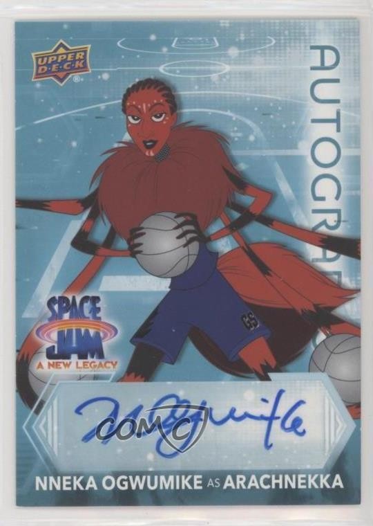 2021 Space Jam A New Legacy Teal Nneka Ogwumike as Arachnneka #S-OG2 Auto 1g0e
