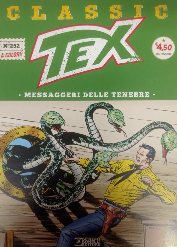 CLASSIC TEX 252 MESSAGGERI DELLE TENEBRE SERGIO BONELLI EDITORE