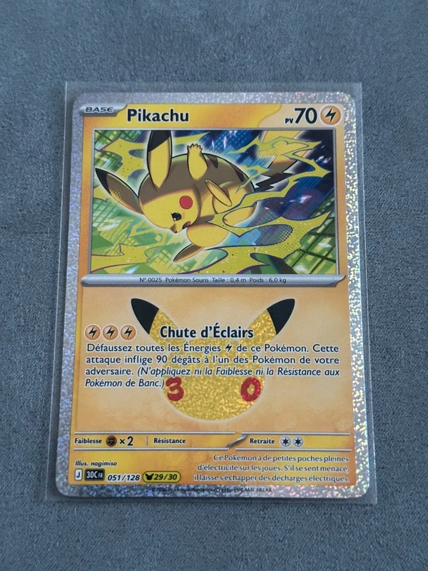 Pikachu 29/30 30ans