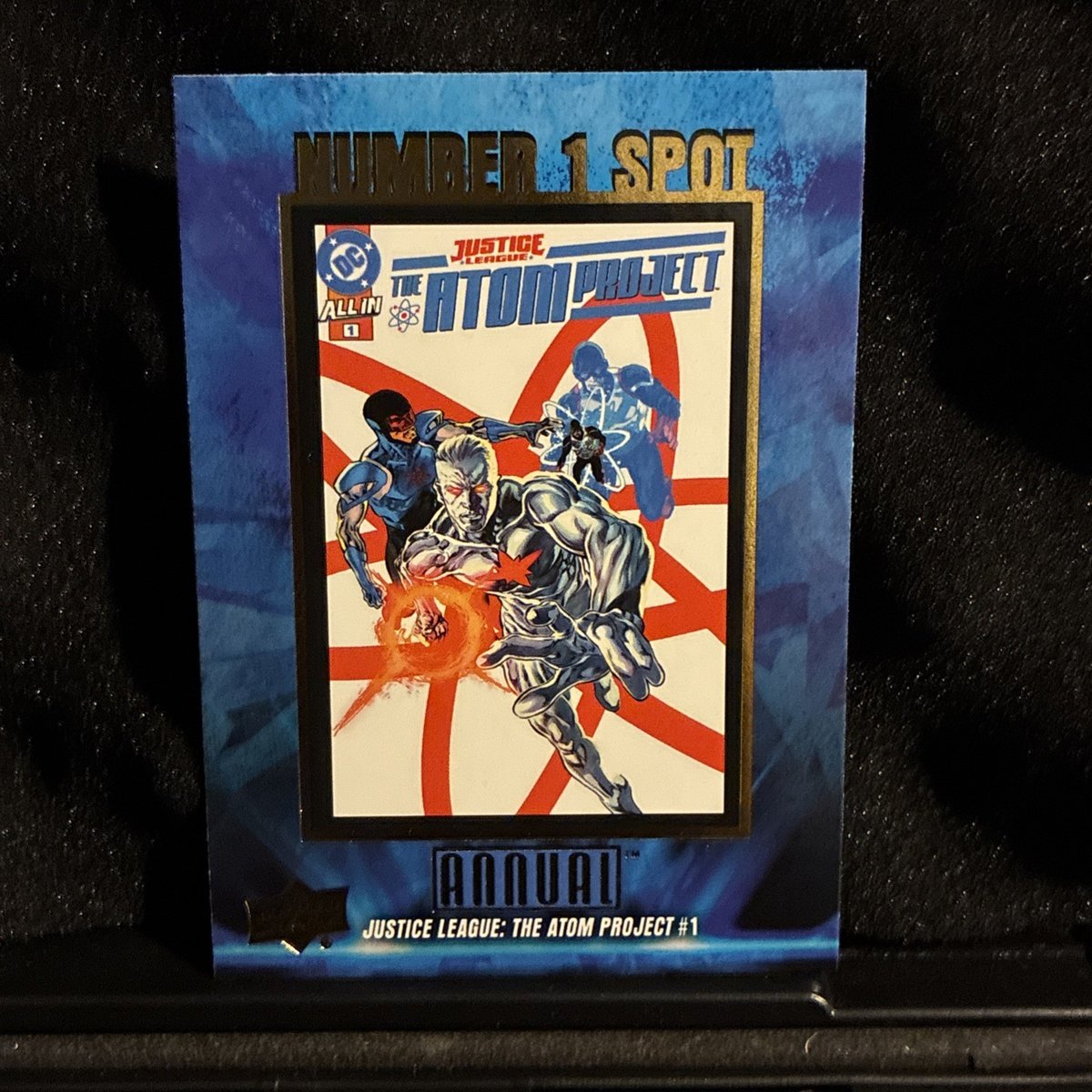 2024-25 Upper Deck DC Annual #1 Spot N1S-15 Justice League: The Atom Project #1