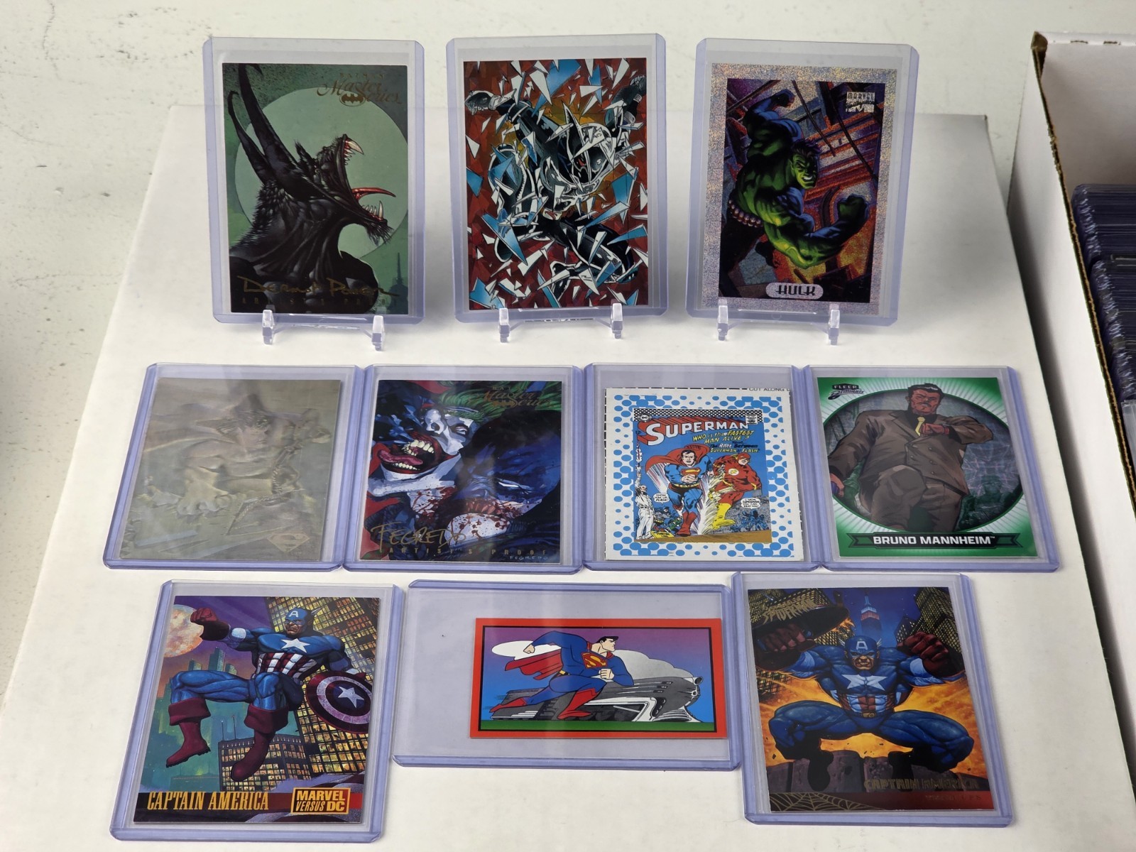 PROMO/INSERTO/PREMIUM LOTTO INVESTIMENTI 10 fumetti Marvel DC Artist Proof Shimmer