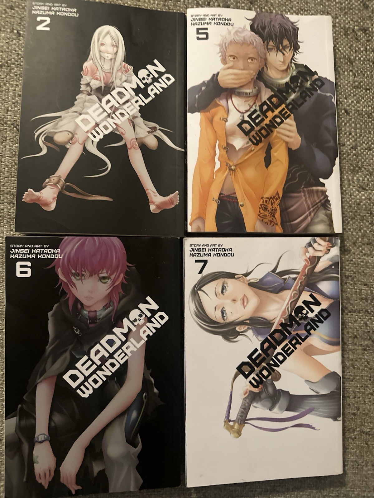 Deadman Wonderland Manga US (Volumi 2,5,6,7) SET INGLESE