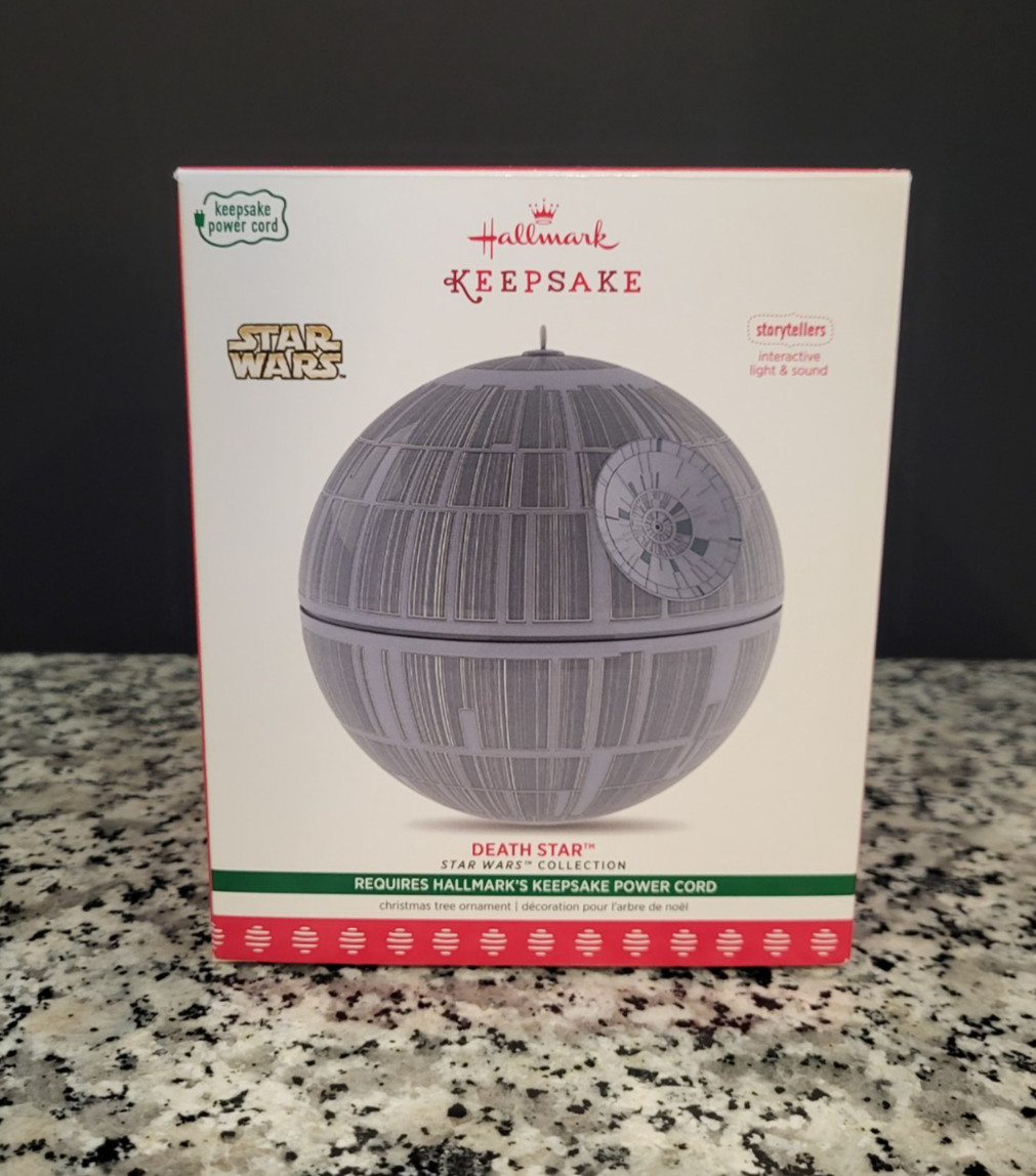 Death Star 2017 Storytellers STAR WARS Hallmark Ornamento NUOVO CON SCATOLA