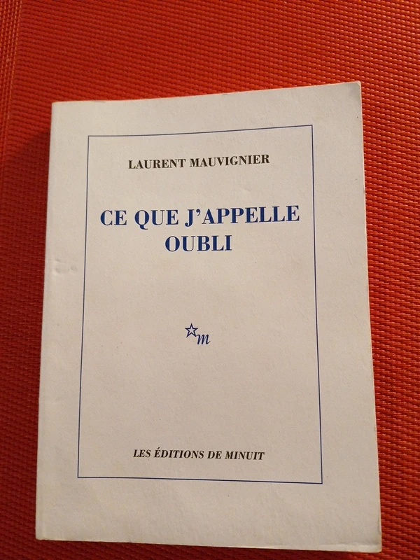 Livre Laurent Mauvignier.