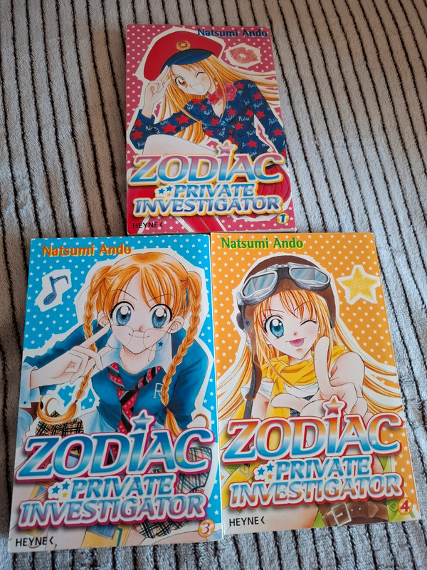 Manga Zodiac Band 1, 3 und 4