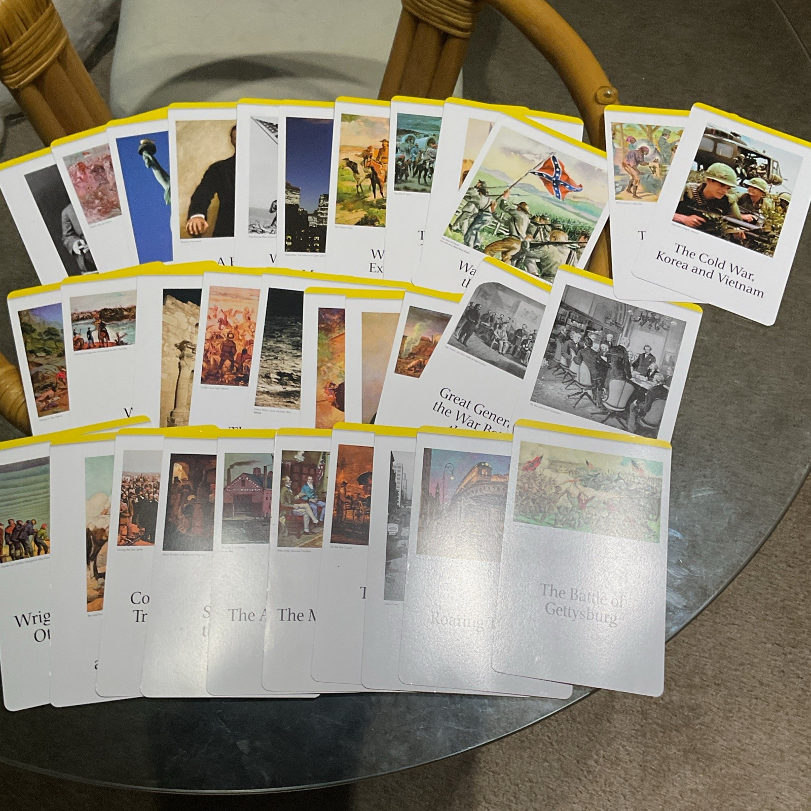 Veritas Press American History Flashcards Complete Lot 32 Cards Homeschool 👀