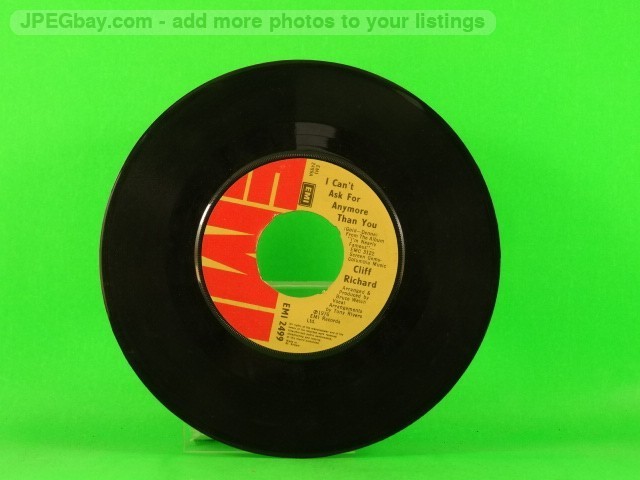 RICHARD,CLIFF I CAN'T ASK FOR ANY MORE THAN YOU (PLAIN SLEEVE) (1) (137) 7" EMI