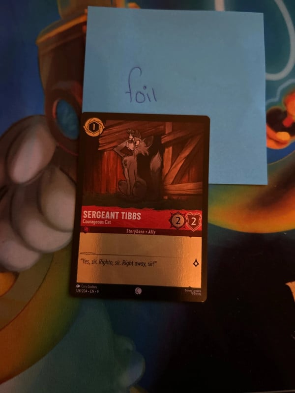 Sergeant tibbs courageous cat foil 128/204 Fabled