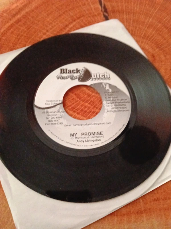Andy Livingstone "My Promise/Promise Instrumental" 7" Black Dutch records