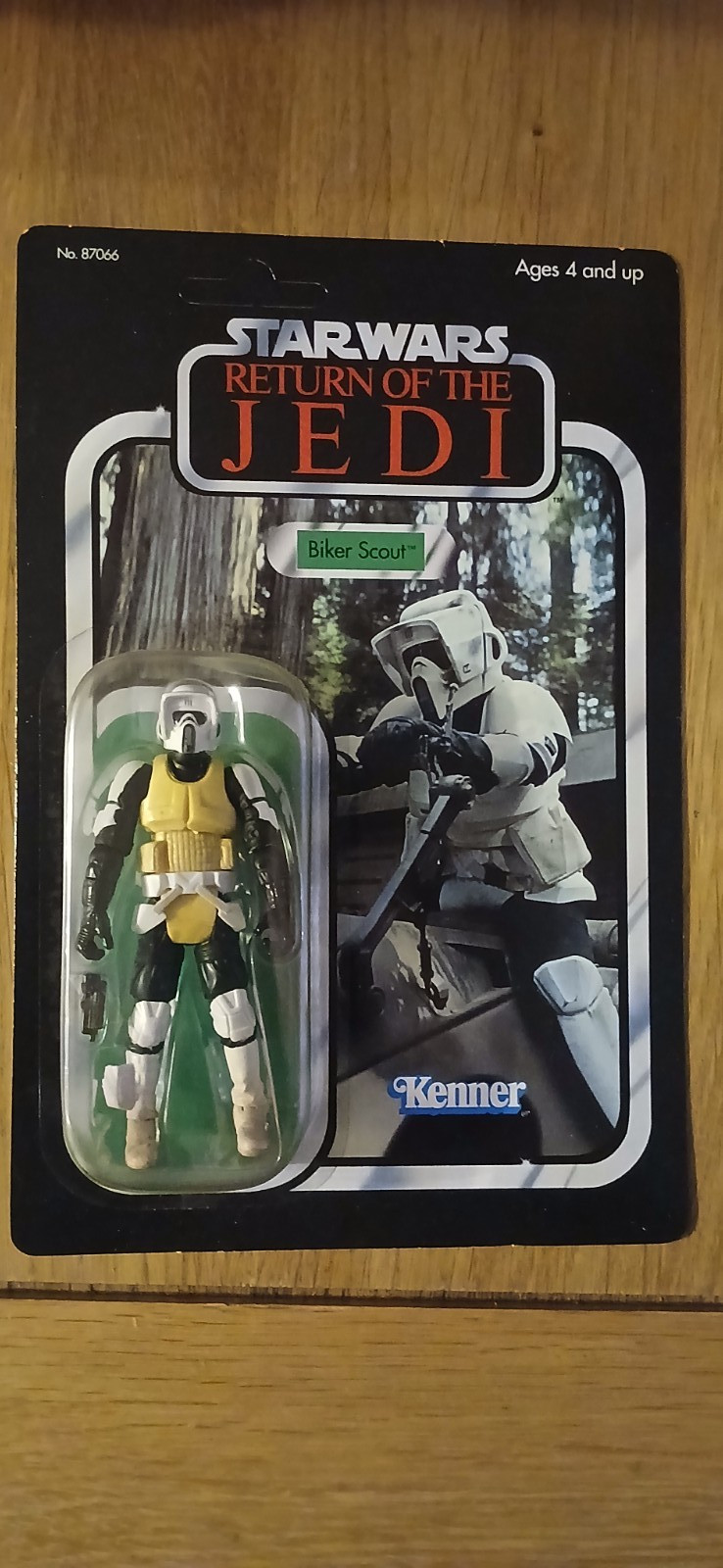 star wars la saga collezione personaggio biker scout 