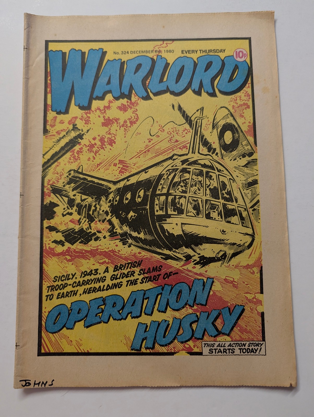 Warlord Comic No 324, December 6th 1980.
