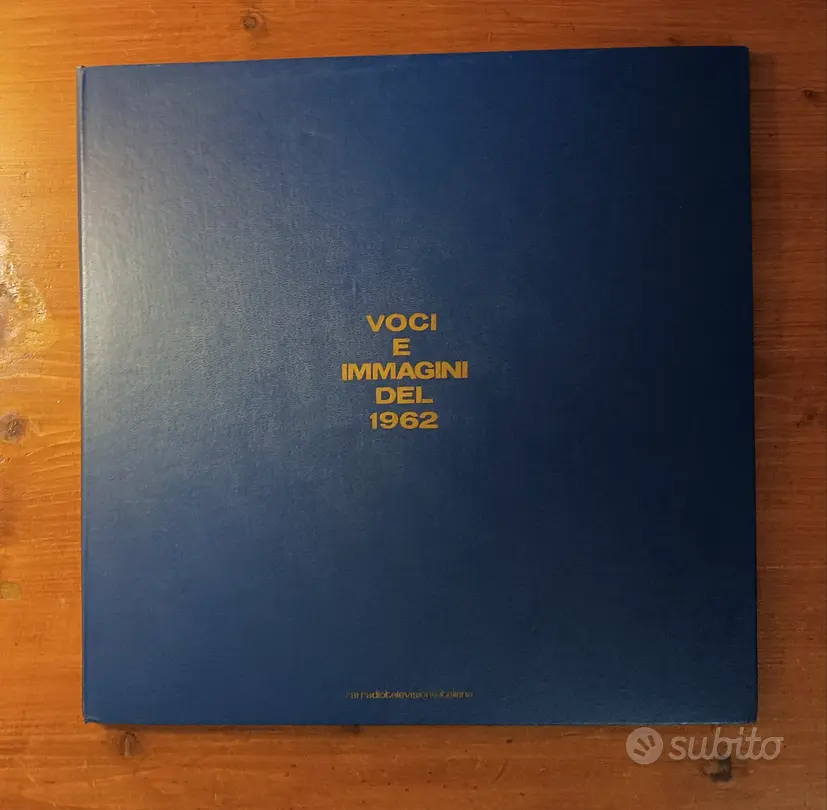 "Doppio LP \"VOCI E IMMAGINI DEL 1962\" ediz. RAI"