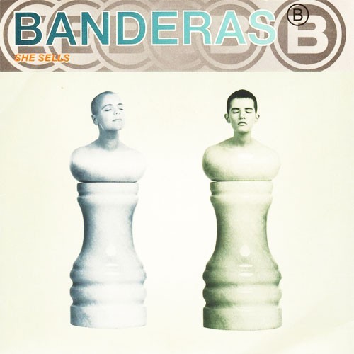 Banderas – She Sells - 7" Vinyl - 1991 - LON298 - AIYY - EX/EX