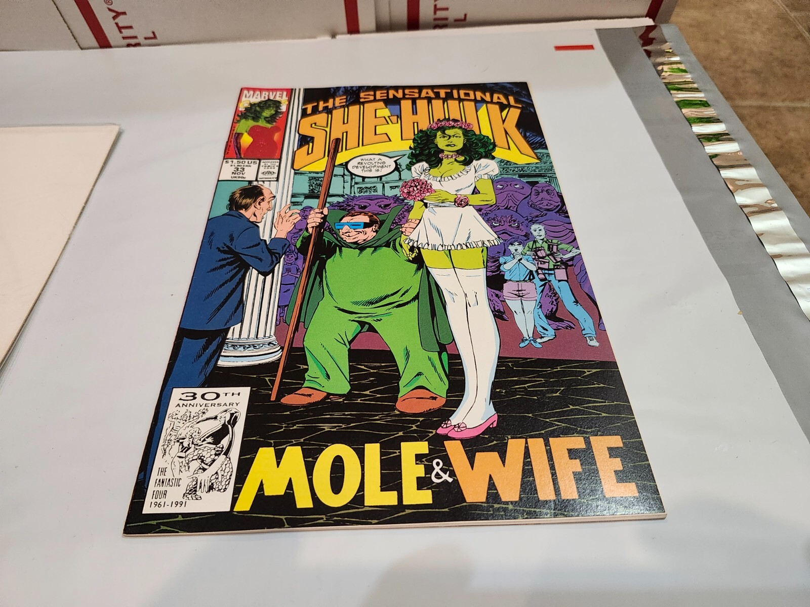 SENSATIONAL SHE-HULK  "Mole & Wife" November 1991