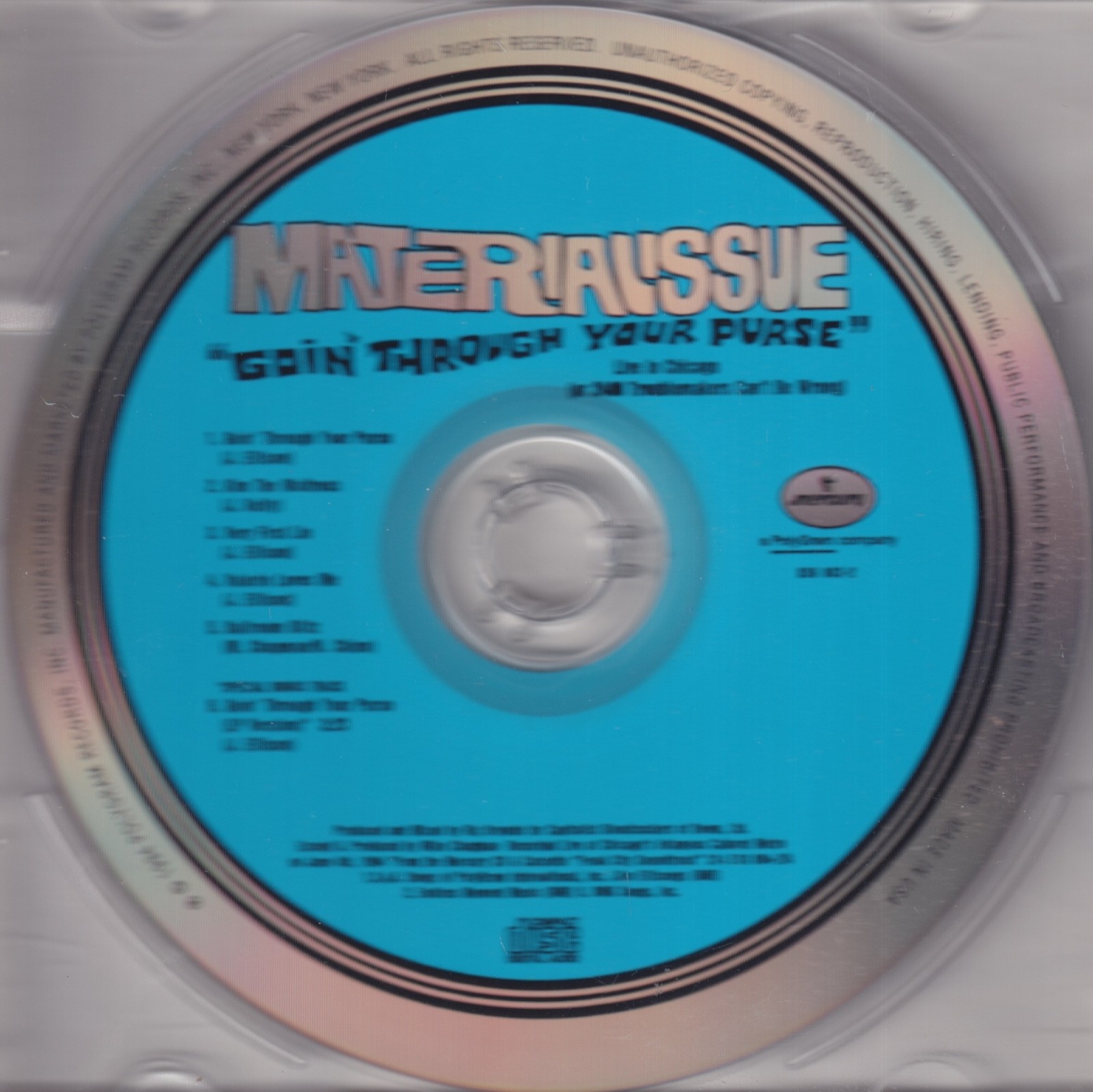 MATERIAL ISSUE Goin' Through Your Purse (LIVE) # 858 993-2 NEW RARE PROMO Only