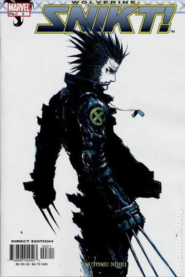 Wolverine Snikt #3 VF- 7.5 2003 Immagine Stock