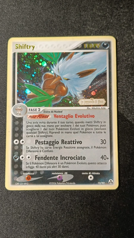 Shiftry Reverse Stamped ITA 12/92 Ex Leggenda di Mew