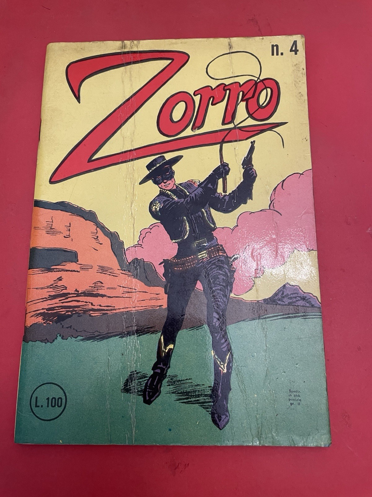 La Frusta di Zorro 1968 n.4 originale quasi ottimo