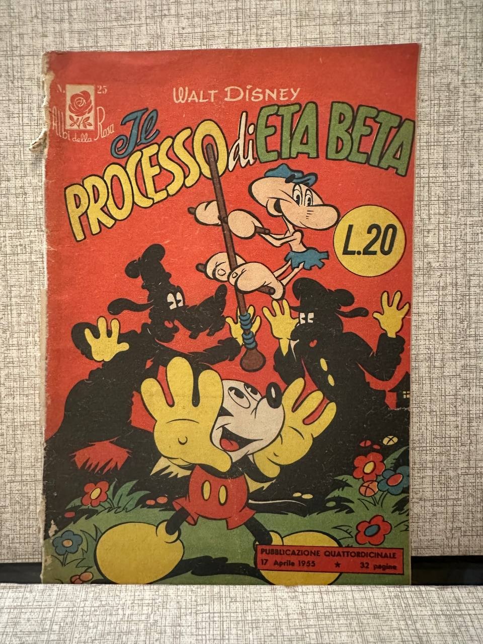 walt disney DISNEY ITALIANI il processo di eta beta fumetto