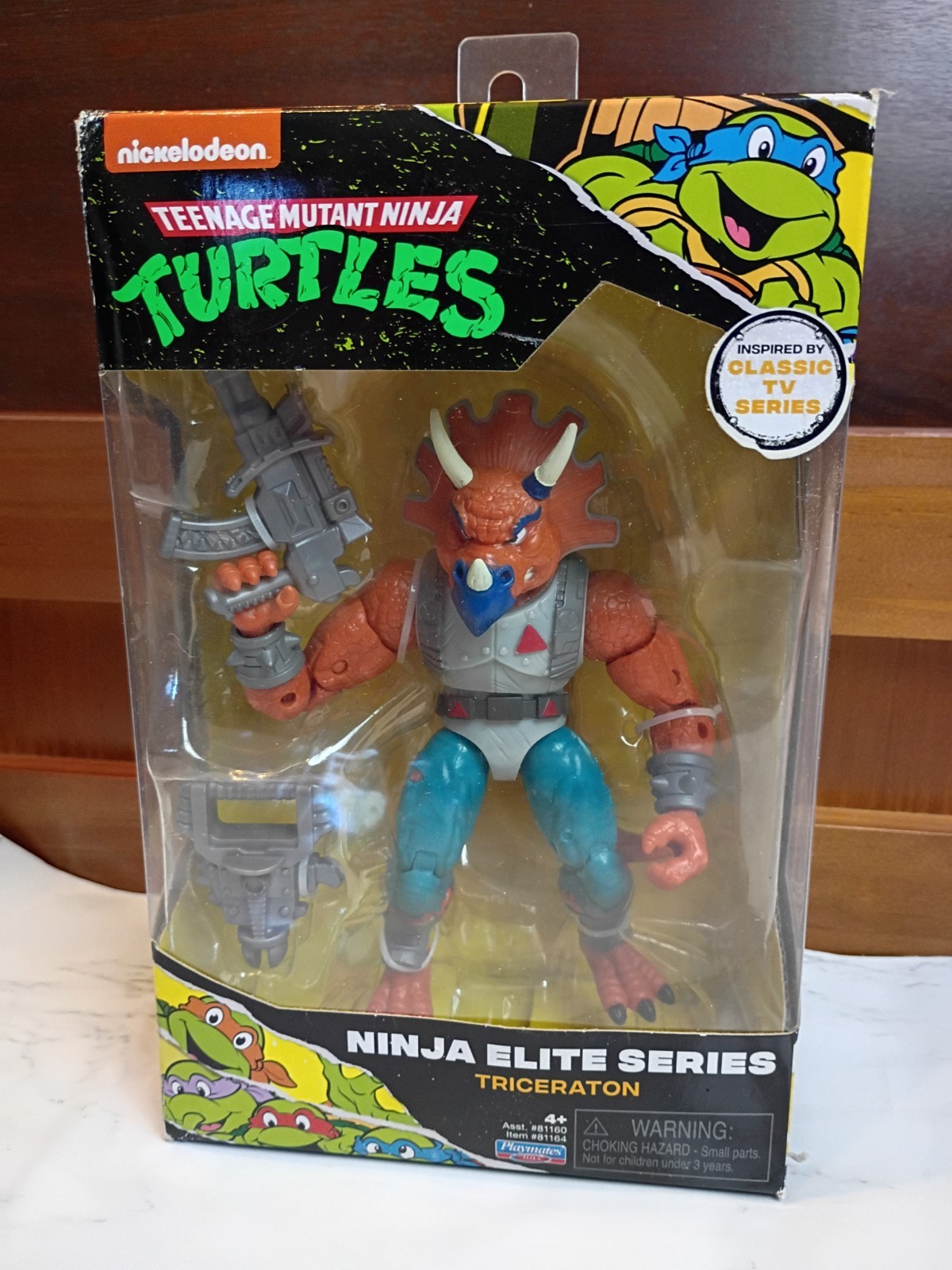 Teenage Mutant Ninja Turtles New In Box Ninja Elite Series Triceraton 6" Figure 