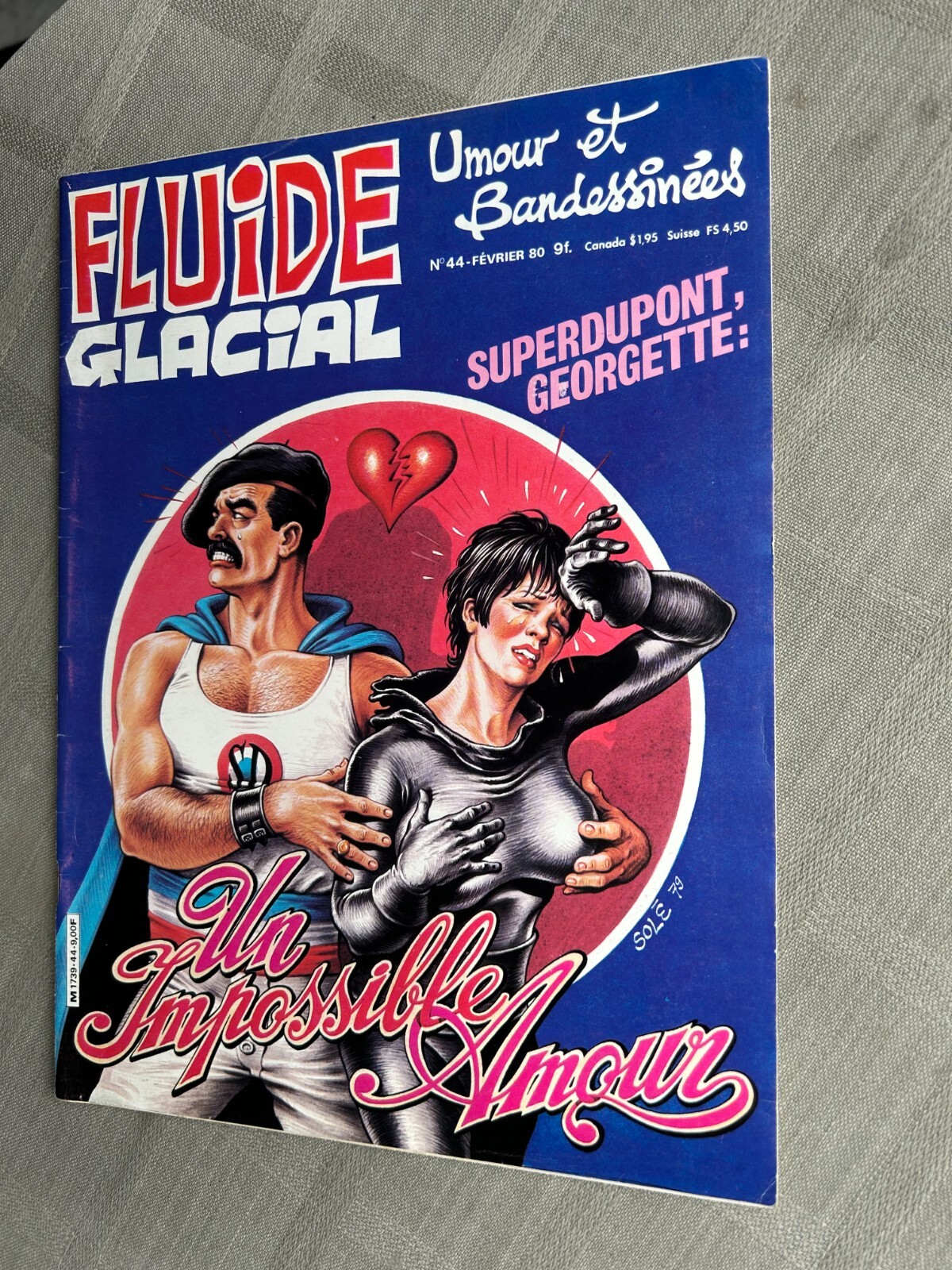 FLUIDE GLACIAL N°44 FÉVRIER 1980 EN TRÈS BON ÉTAT