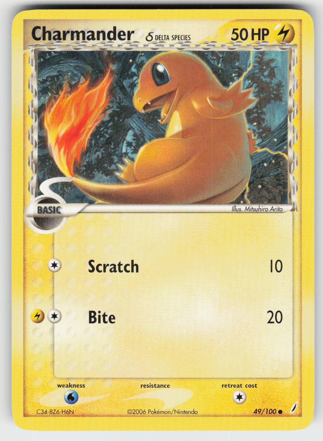Charmander (Delta Species) Common Crystal Guardians 49/100 LP