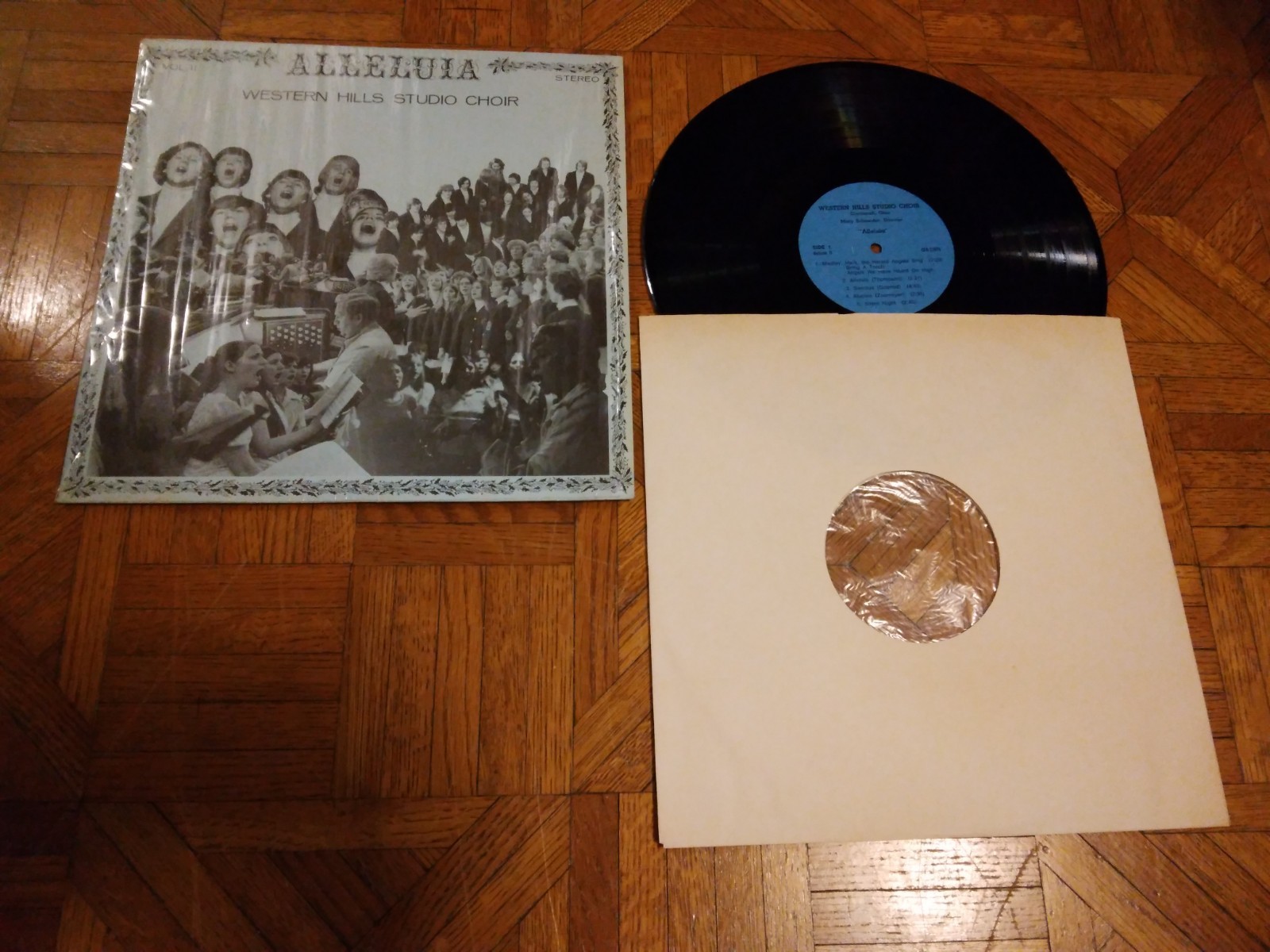 Western Hills Studio Choir "Alleluia" 1975-76 Schneider Cincinnati Lp Shrink VG+