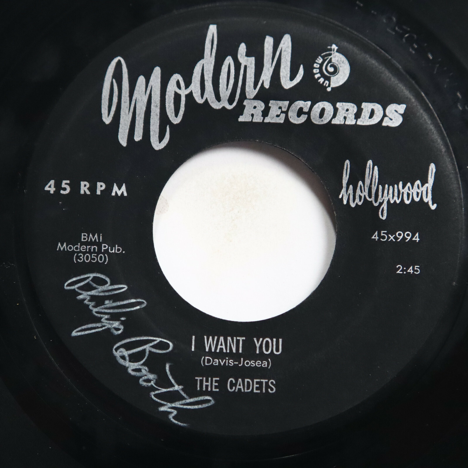 CADETS - I WANT YOU / STRANDED IN THE JUNGLE - DOO WOP 45