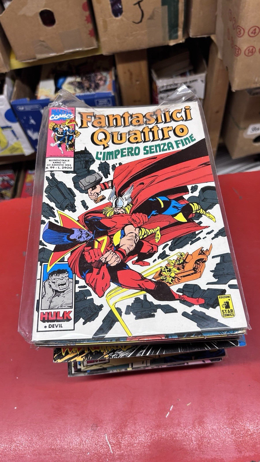Star Comics Marvel Fantastici Quattro n 97/98/99-  1993 a colori