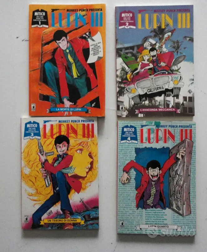 Mitico LUPIN III  n. 1 a 16 – 1994/95 + nuove avve