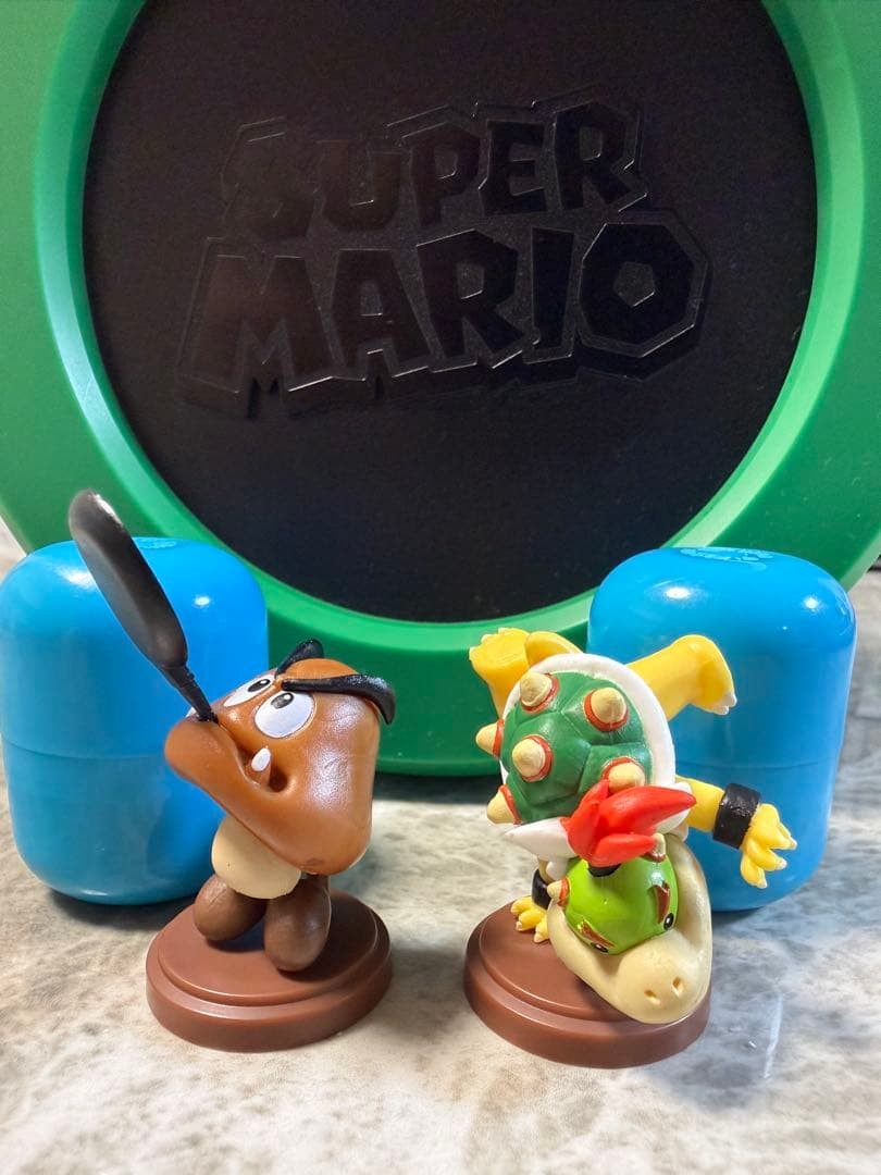 Super Mario Chocolate Egg Figures: Goomba, Bowser Jr. (2-Set)