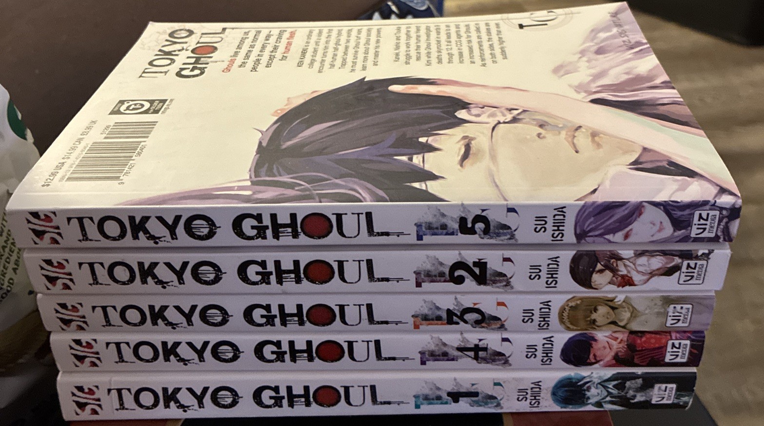 Tokyo Ghoul Manga Lotto Vol 1-5 Inglese TP - Sui Ishida VIZ Media