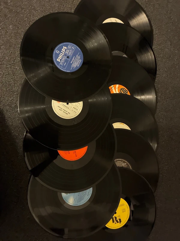 10 Deko Schallplatten 12“