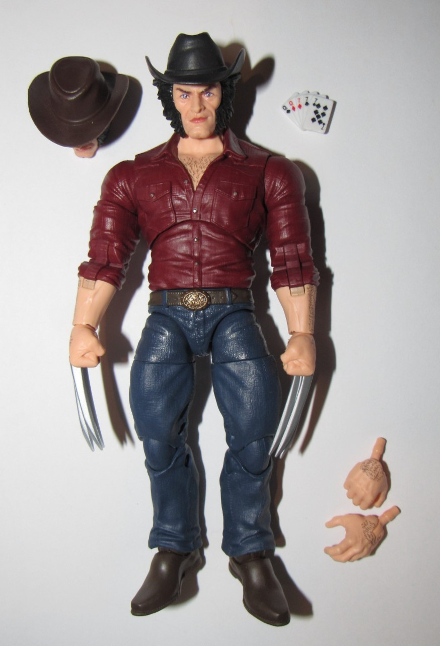 Marvel Legends personaggio Logan 50° Anniversario da 2 confezioni completo ottimo