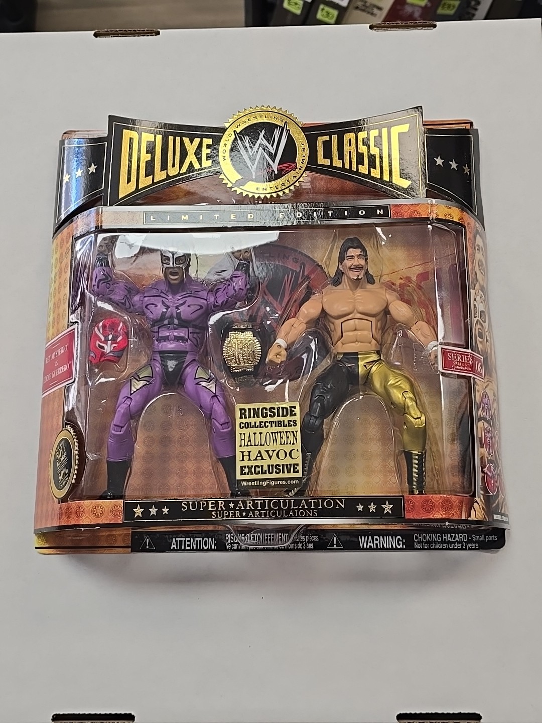 WWE Deluxe Classic Halloween Havoc Exclusive 2-Pack Rey MYSTERIO Eddie Guerrero