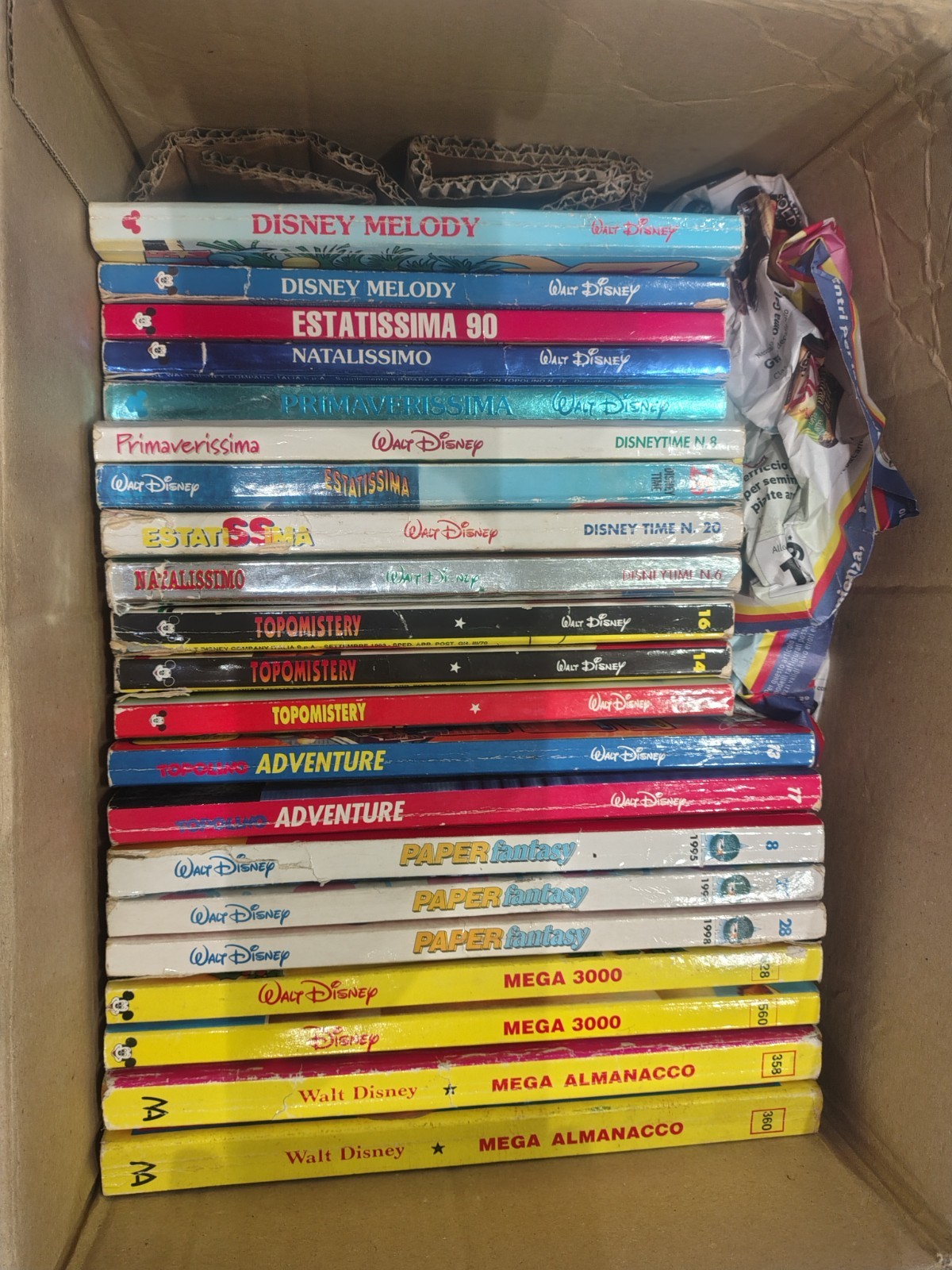 Lotto Disney 25 Numeri. In Foto.