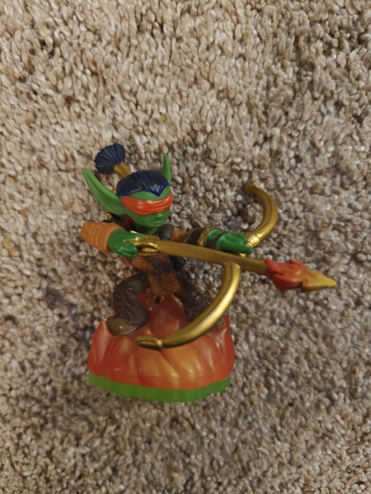 Figurine Activision Skylanders Flameslinger 2,5" serie 1 2011 sfuse da collezione
