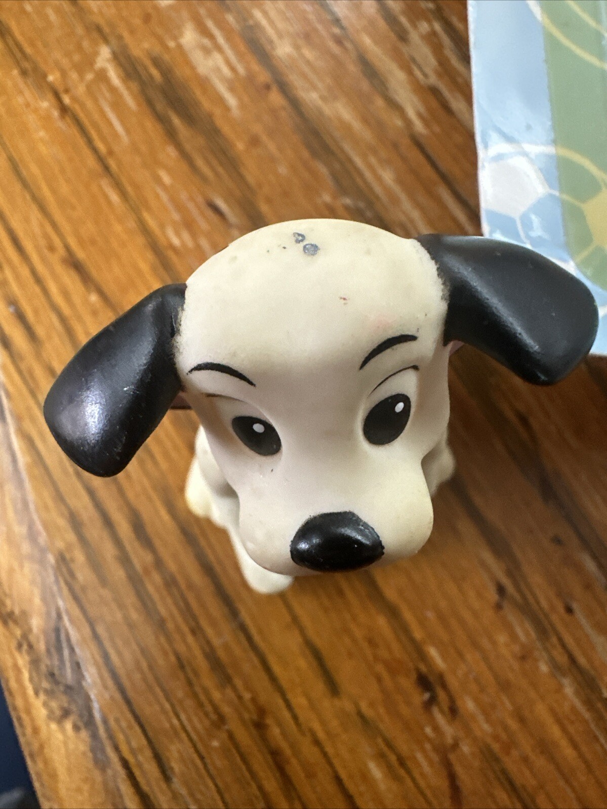 Modellino Disney vintage PVC 101 Dalmati cucciolo con osso