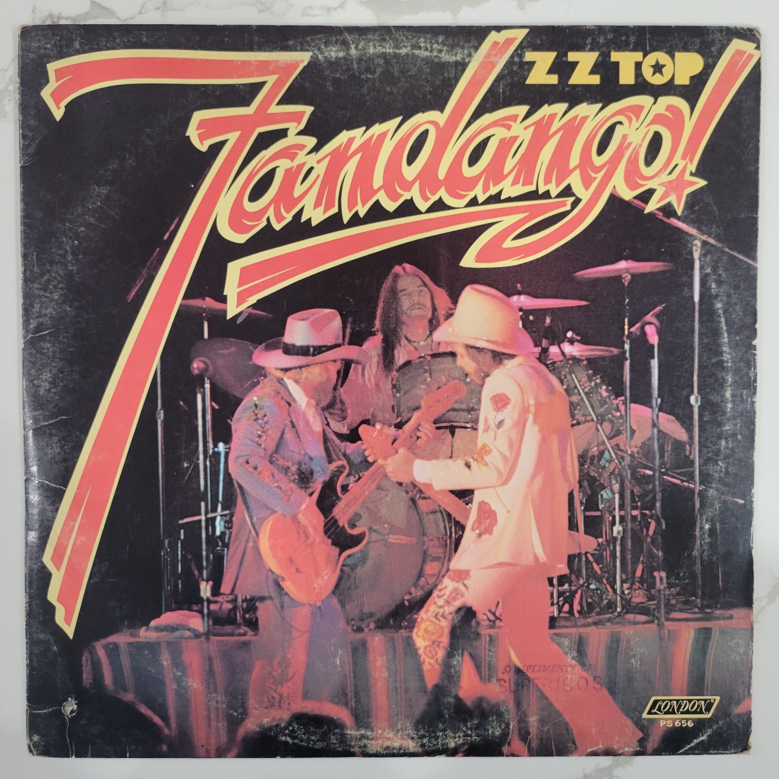 ZZ Top - Fandango! Vinyl LP - 1975 First Press - London PS 656
