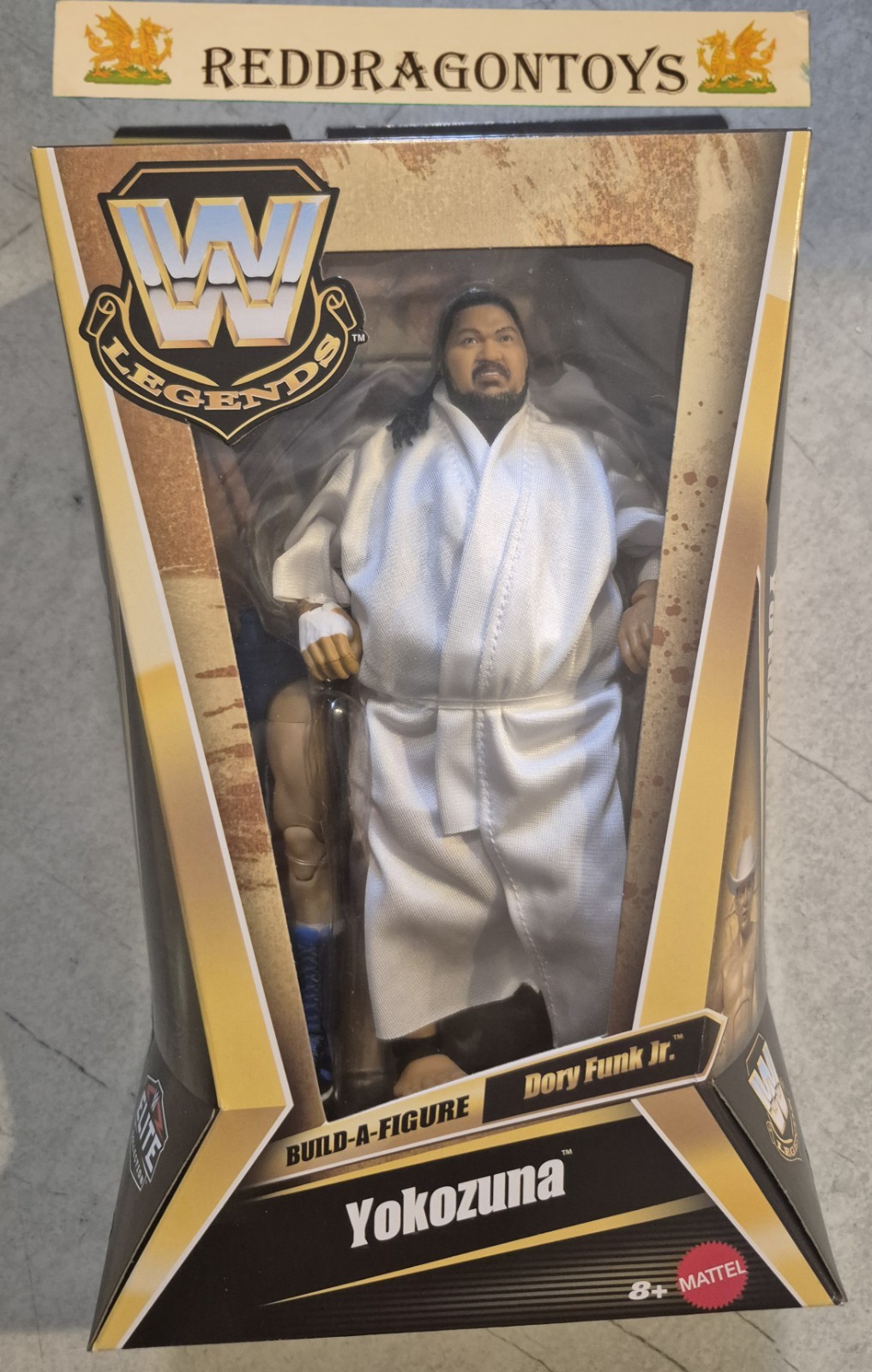 WWE MATTEL ELITE LEGENDS YOKOZUNA WRESTLING FIGURE NUOVO SIGILLATO 