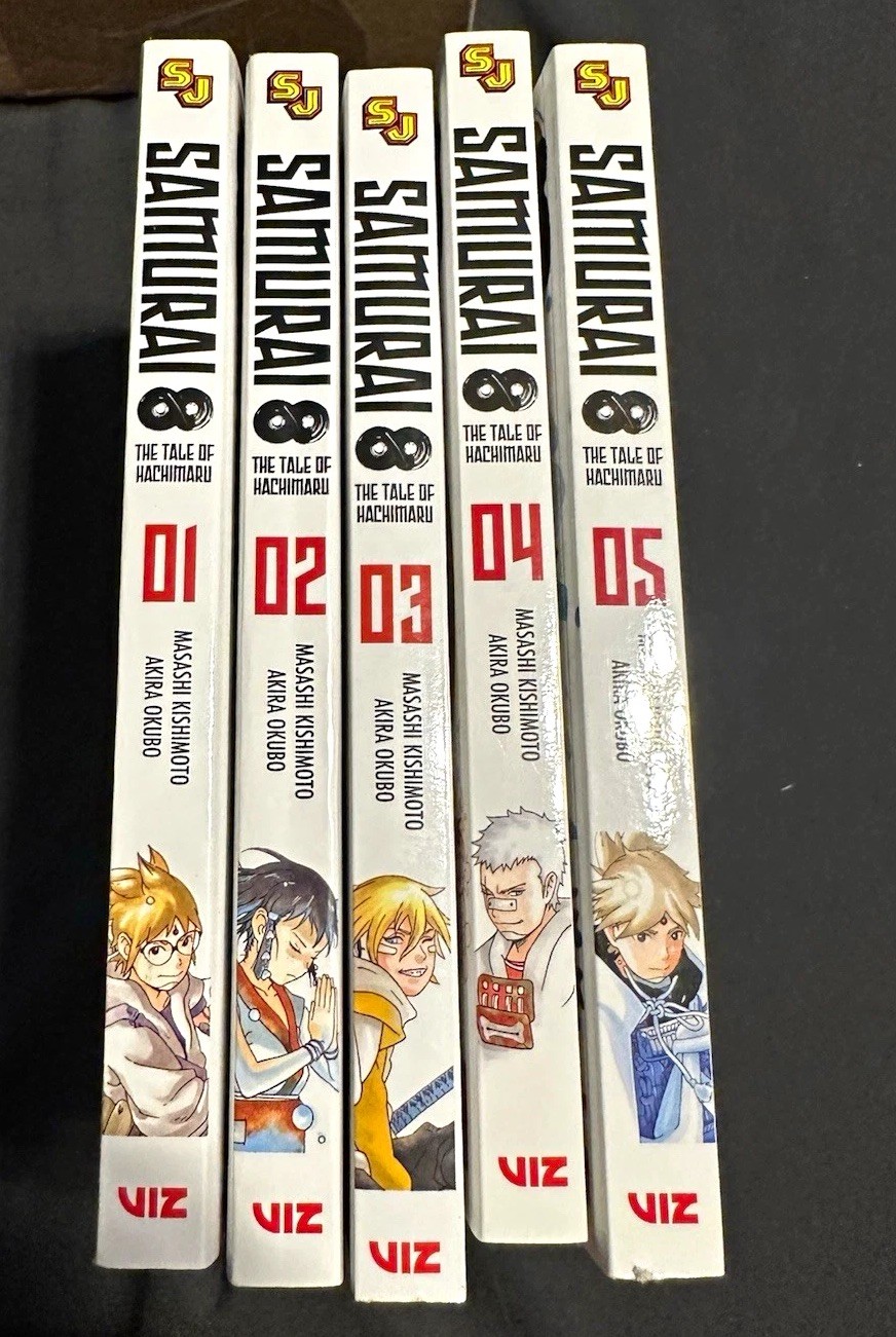 Samurai 8: The Tale of Hachimaru Manga Lotto Vol 1-5 Inglese