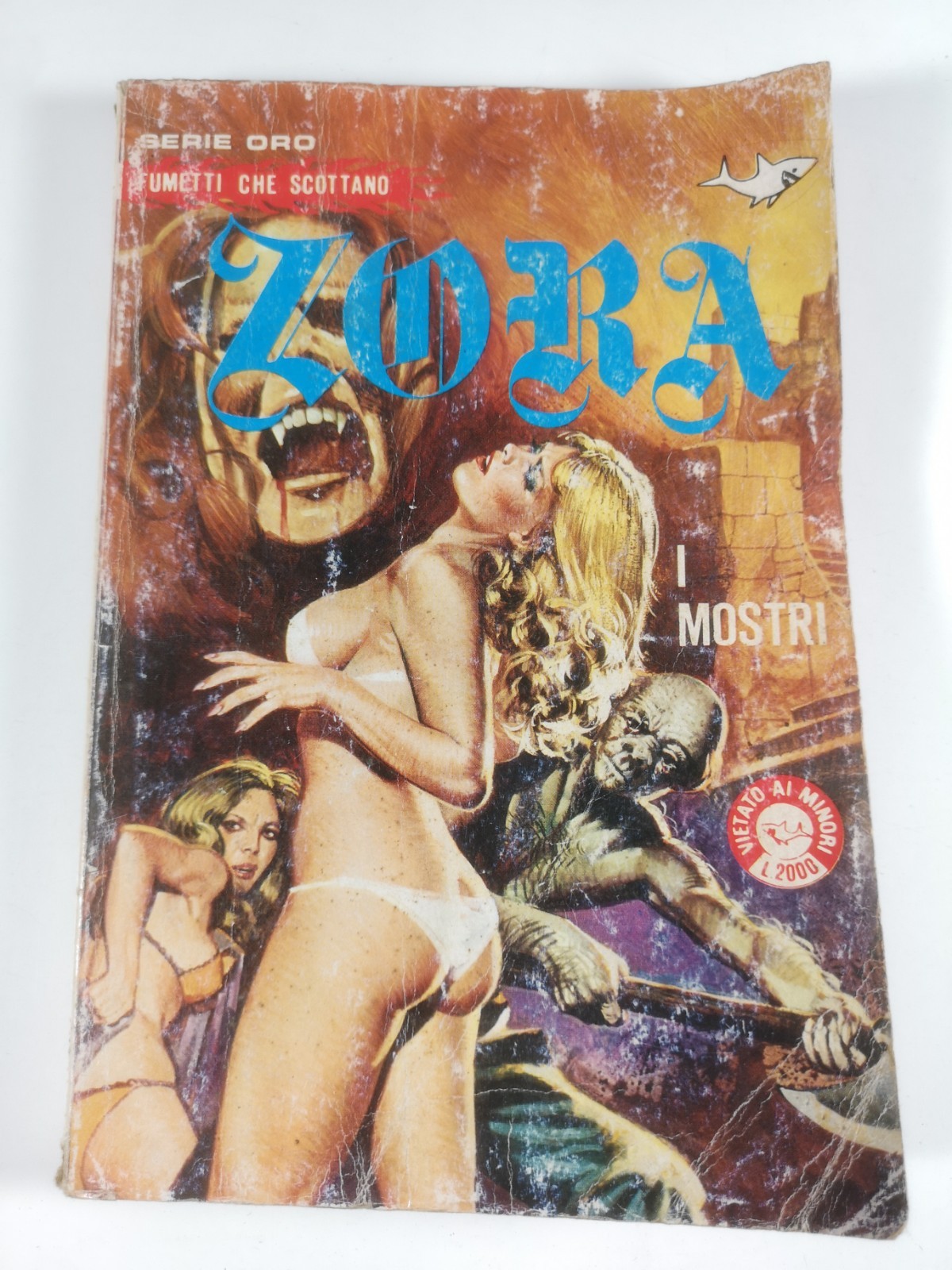 Zora serie oro n.4 "i mostri" edifumetto 1982